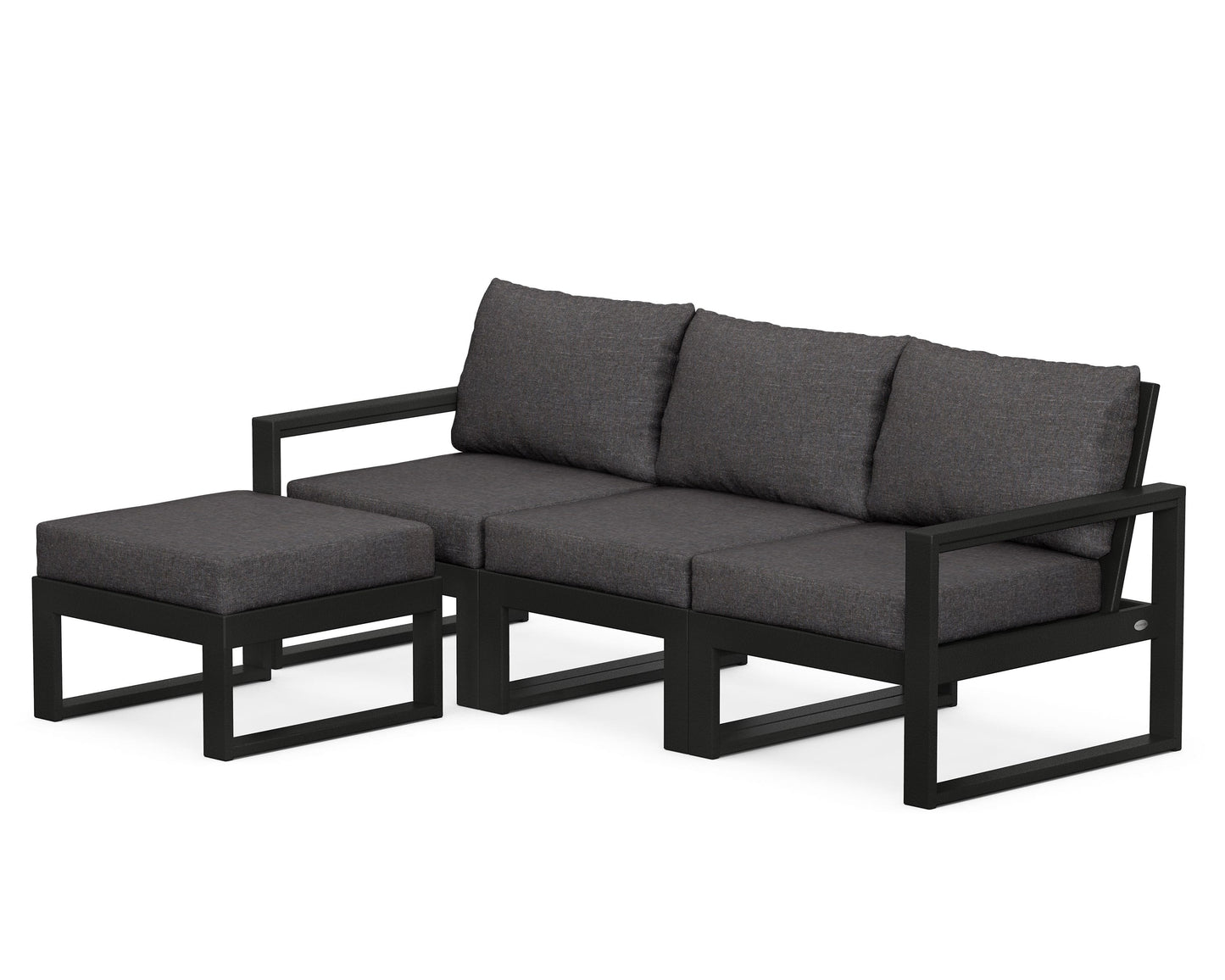 EDGE 4-Piece Modular Deep Seating Set with Ottoman