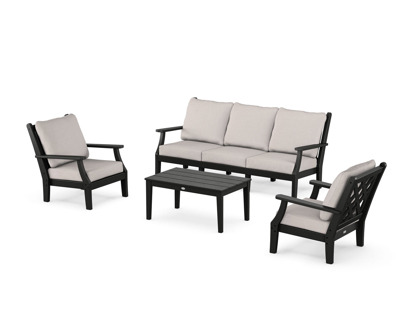 Wovendale 4-Piece Deep Seating Set with Sofa