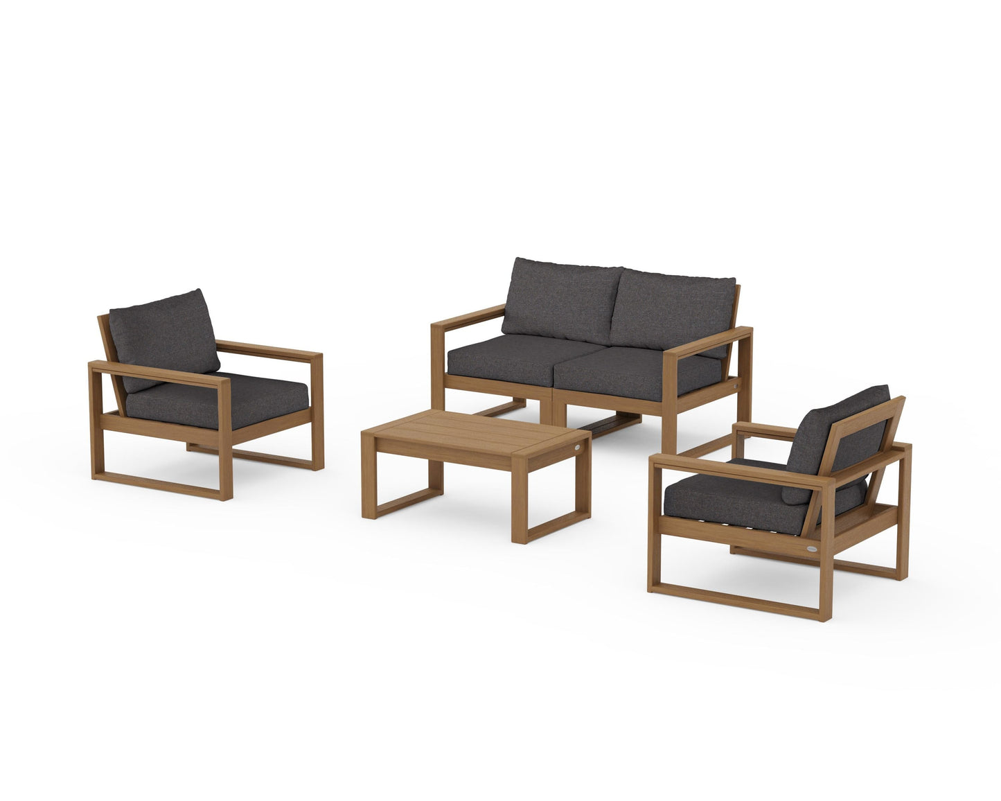 EDGE Sectional 4-Piece Deep Seating Set with Loveseat