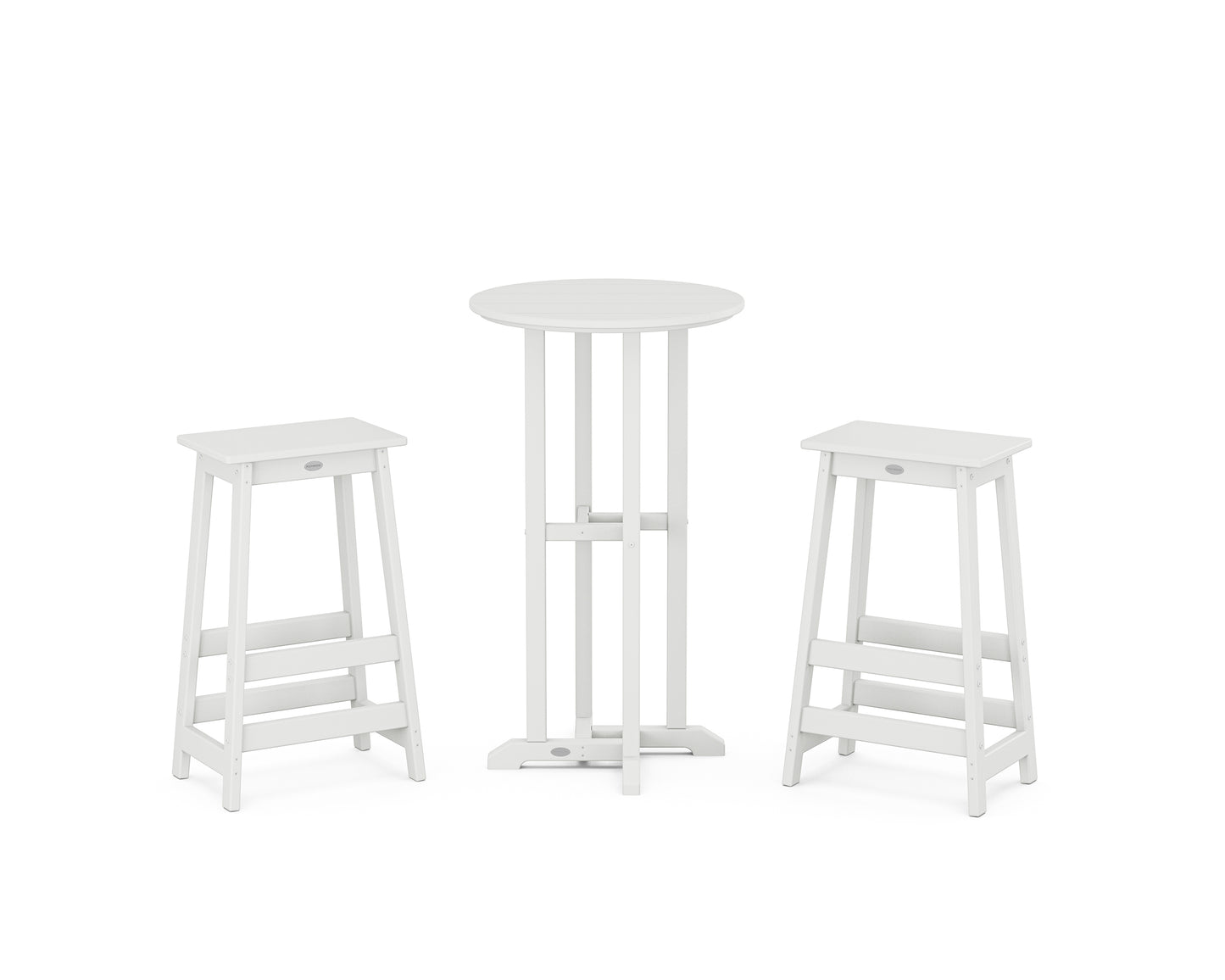 Modern Studio Bar Stool 3-Piece Bistro Set