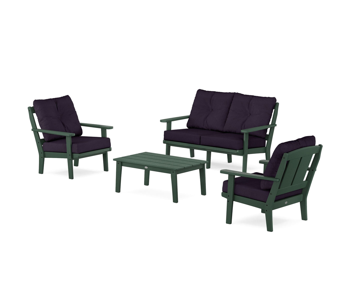 Mission 4-Piece Deep Seating Set with Loveseat