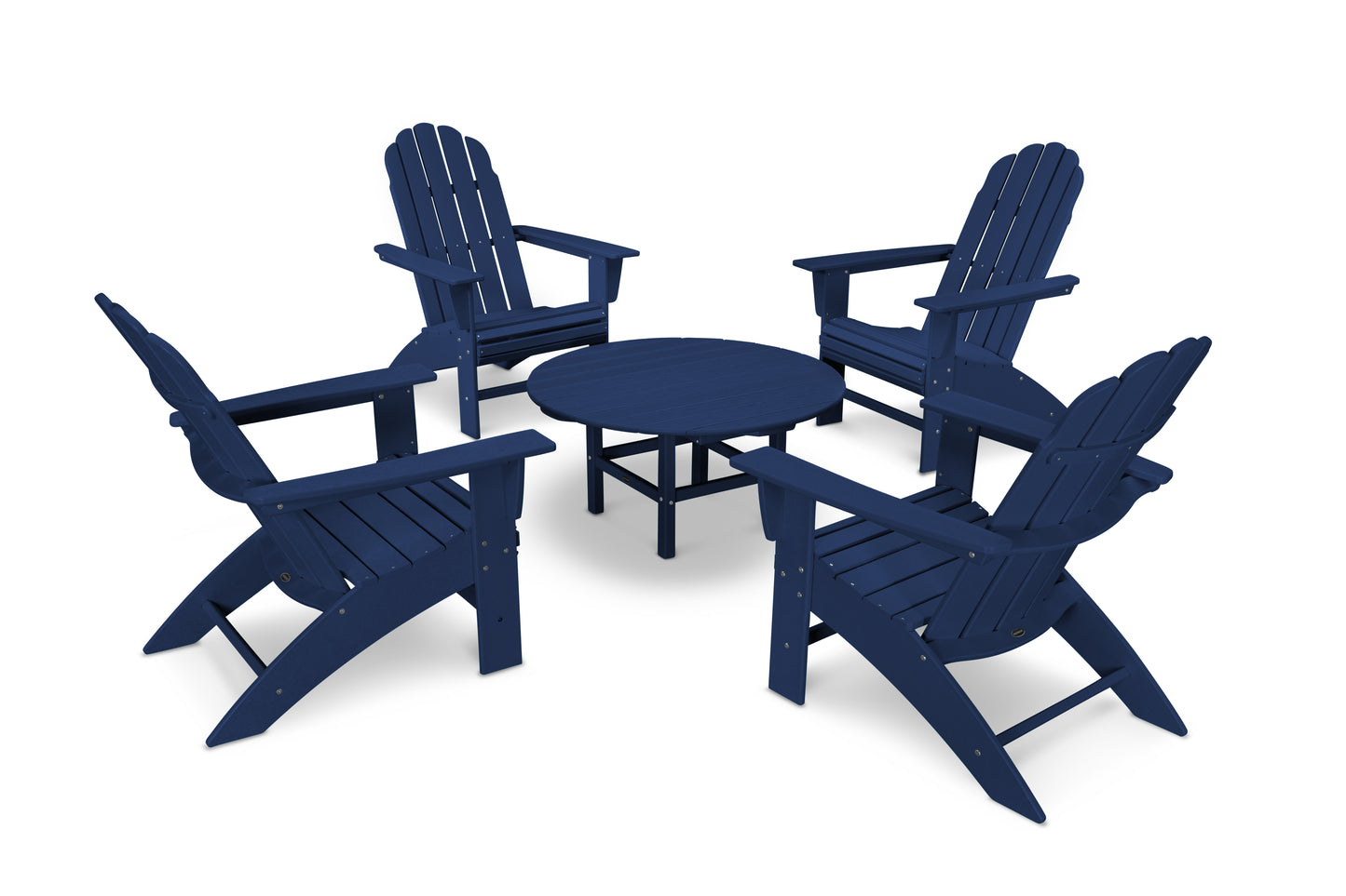 Vineyard 5-Piece Oversized Adirondack Set