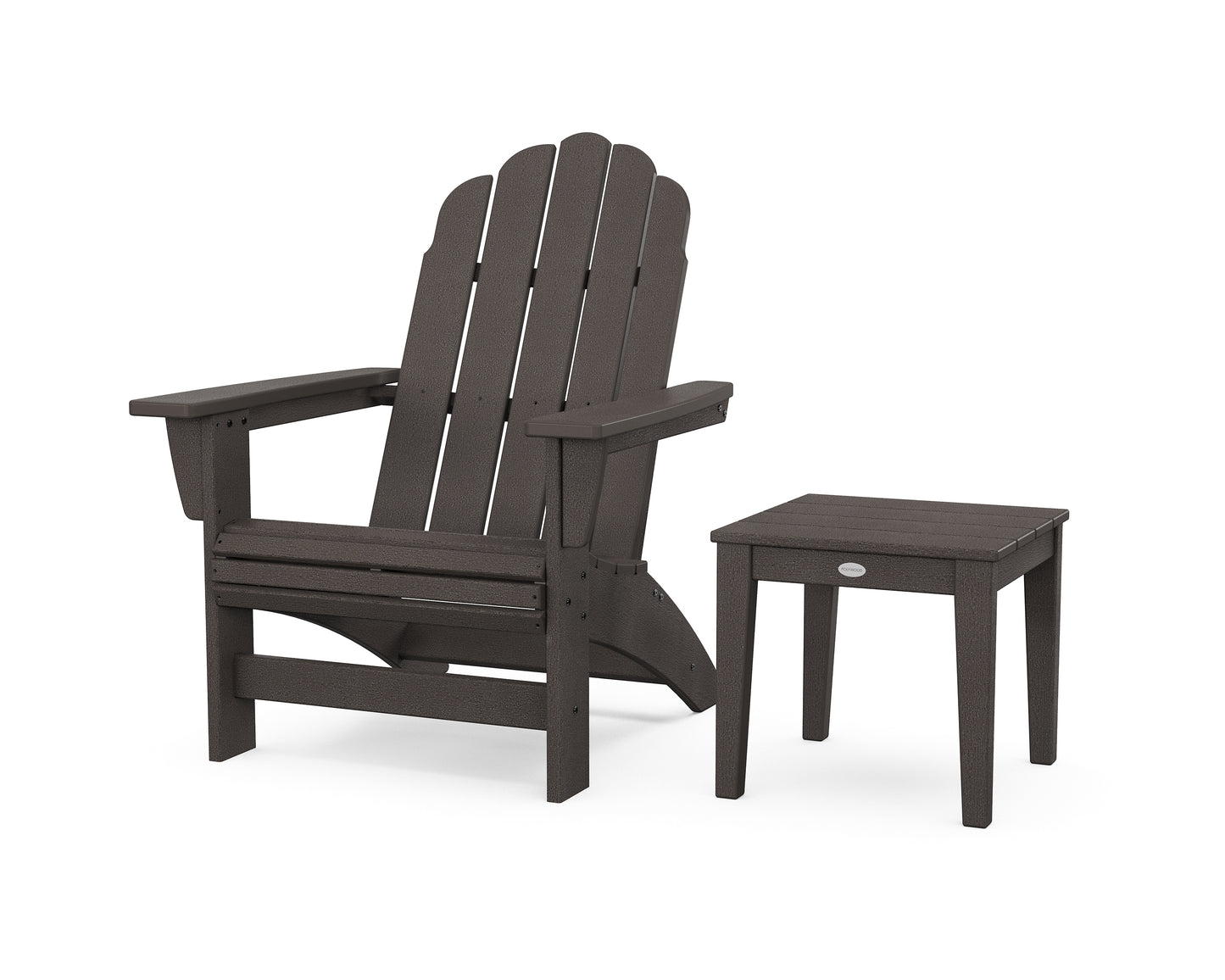 Vineyard Grand Adirondack Chair with Side Table