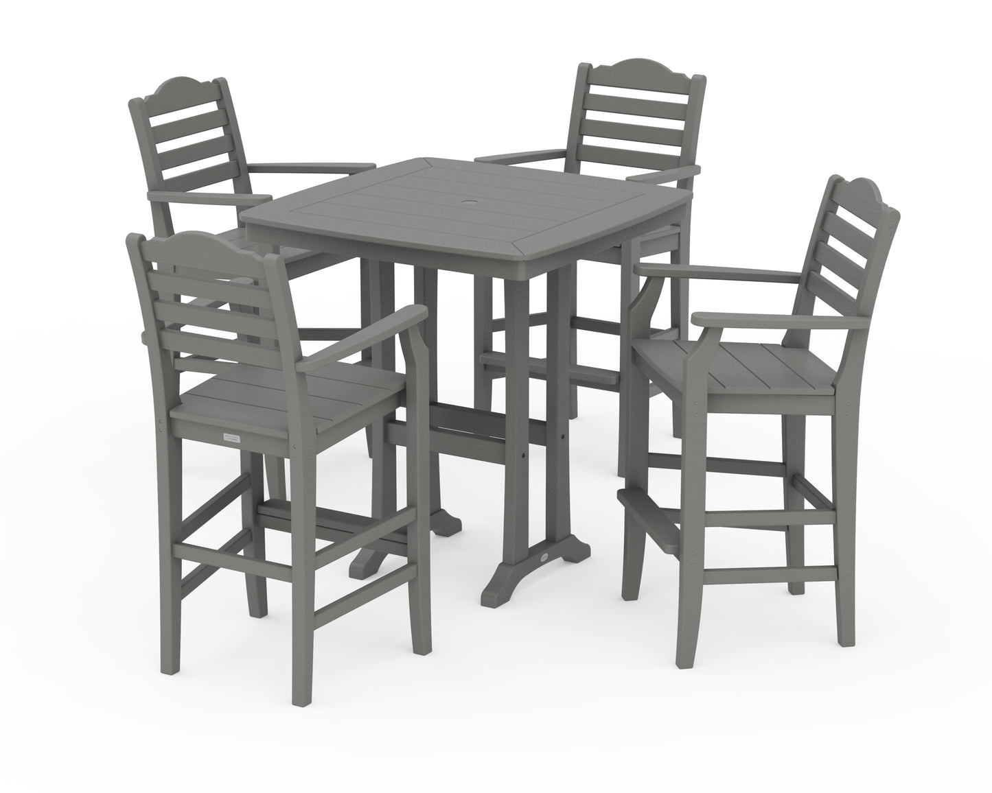 Savannah 5-Piece Bar Set with Trestle Legs