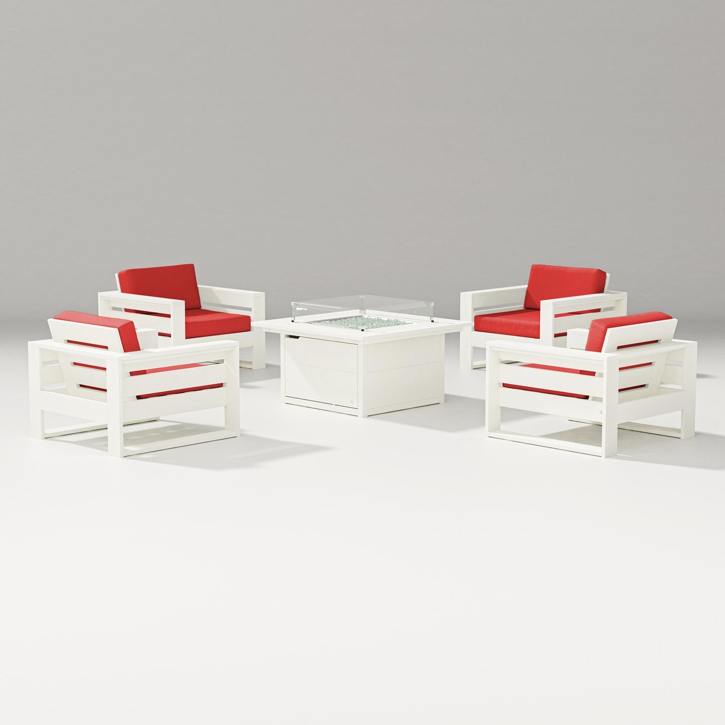 Latitude 5-Piece Lounge Fire Table Set