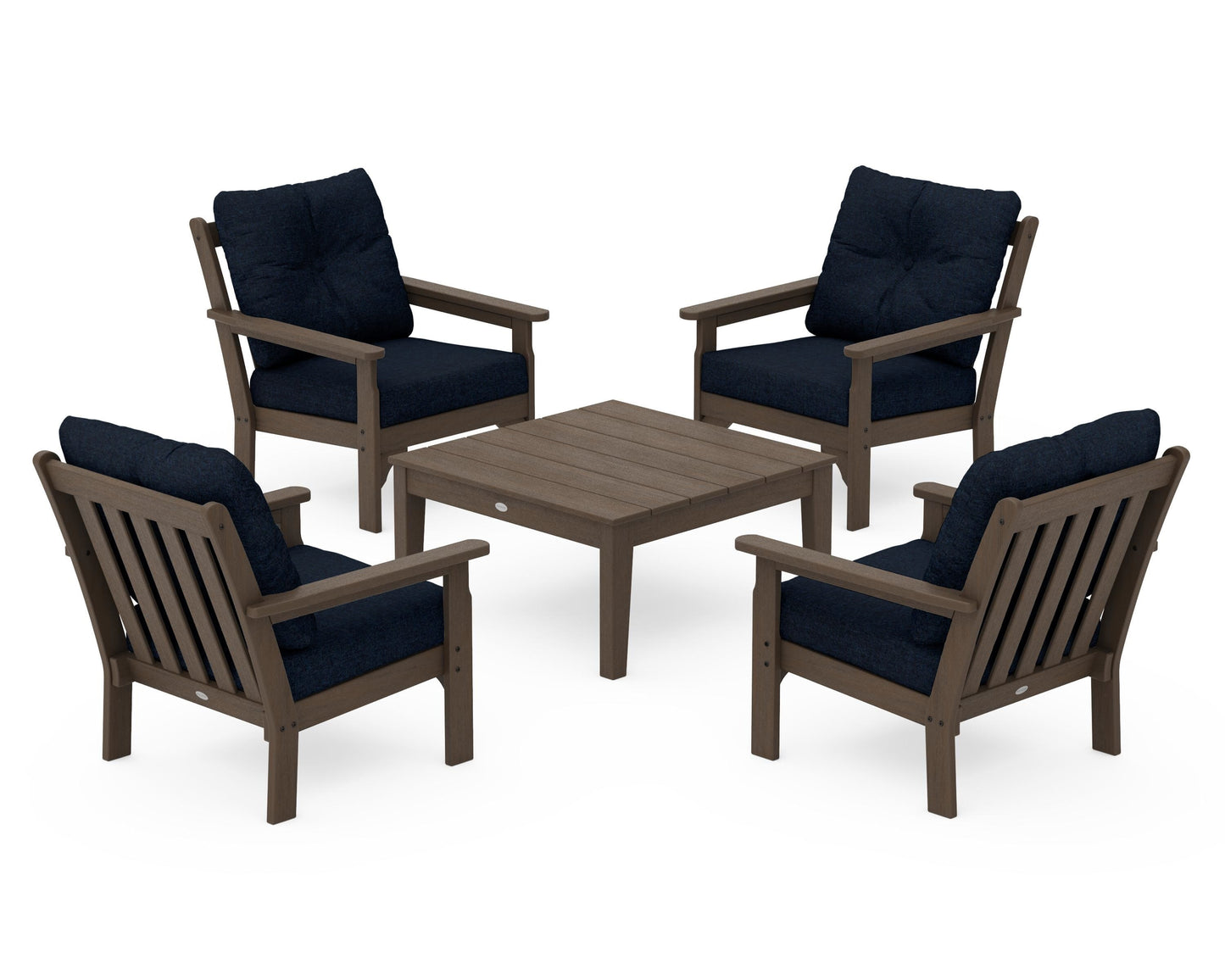 Vineyard 5-Piece Deep Seating Conversation Set