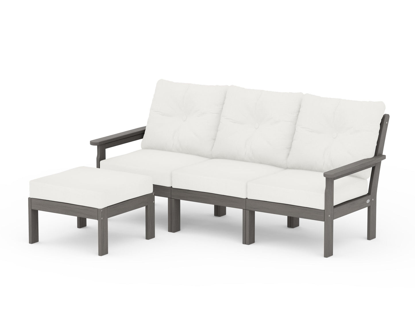 Vineyard 4-Piece Sectional with Ottoman
