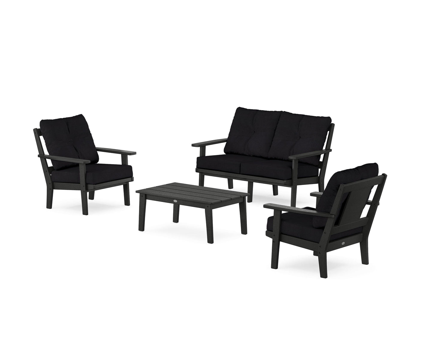 Prairie 4-Piece Deep Seating Set with Loveseat