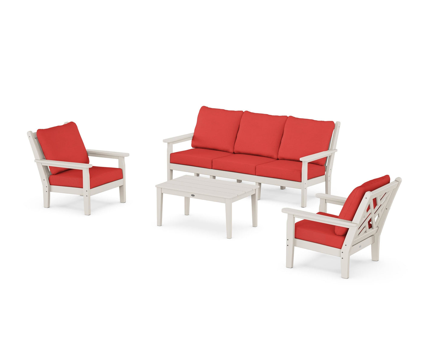 Chippendale 4-Piece Deep Seating Set with Sofa
