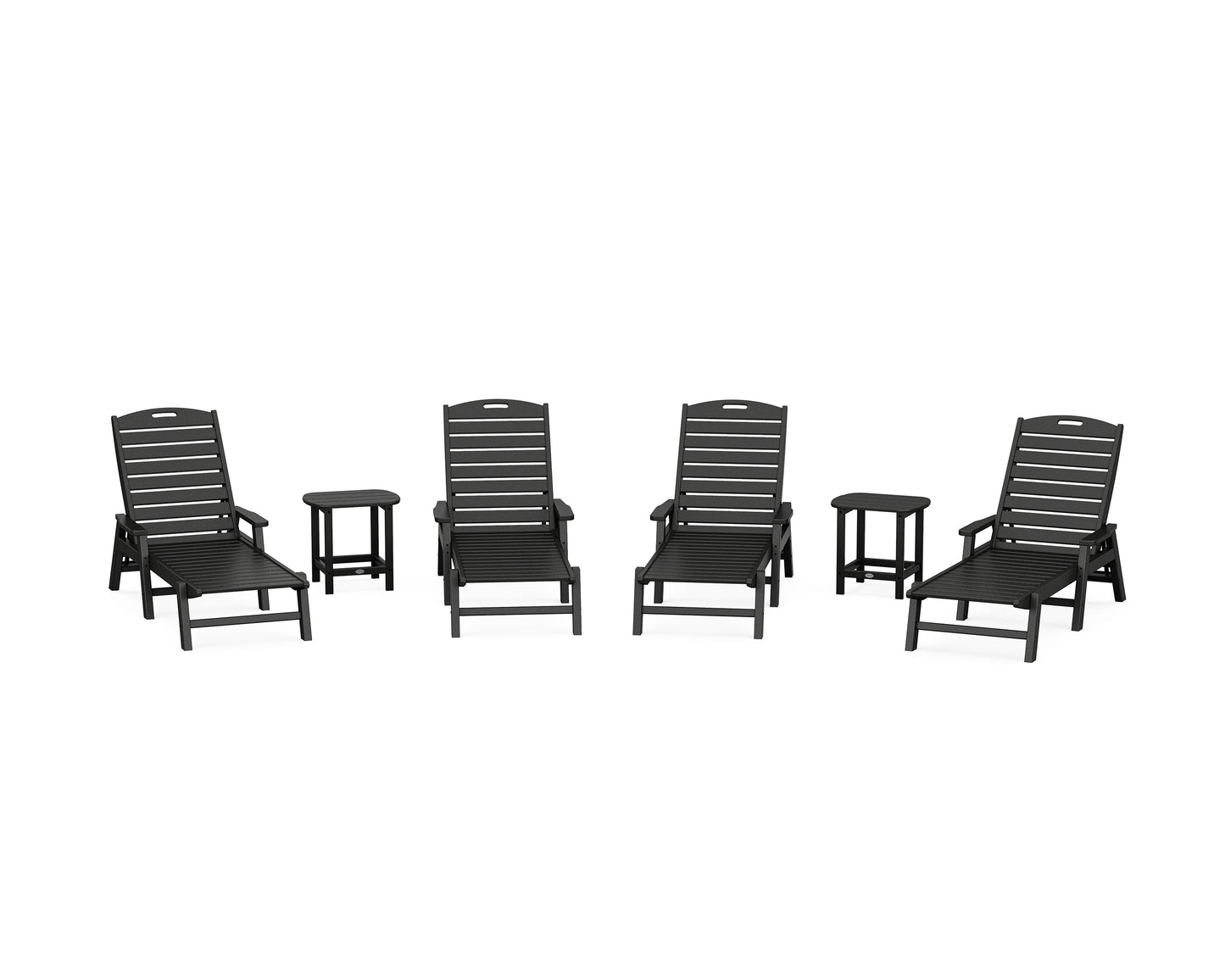 Nautical Chaise 6-Piece Set with Arms