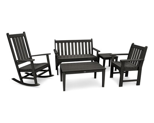 Vineyard 5-Piece Bench & Rocking Chair Set