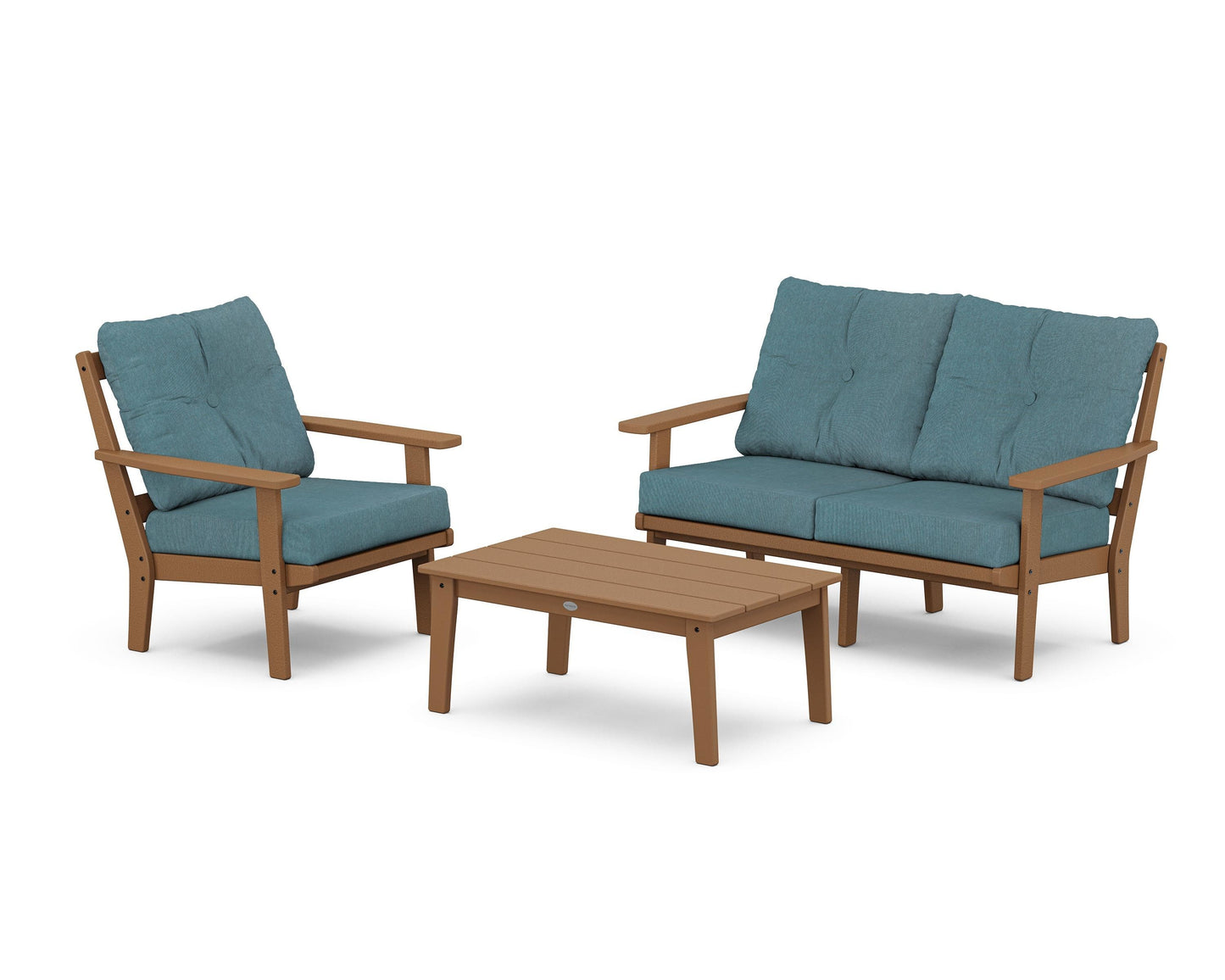Oxford 3-Piece Deep Seating Set with Loveseat
