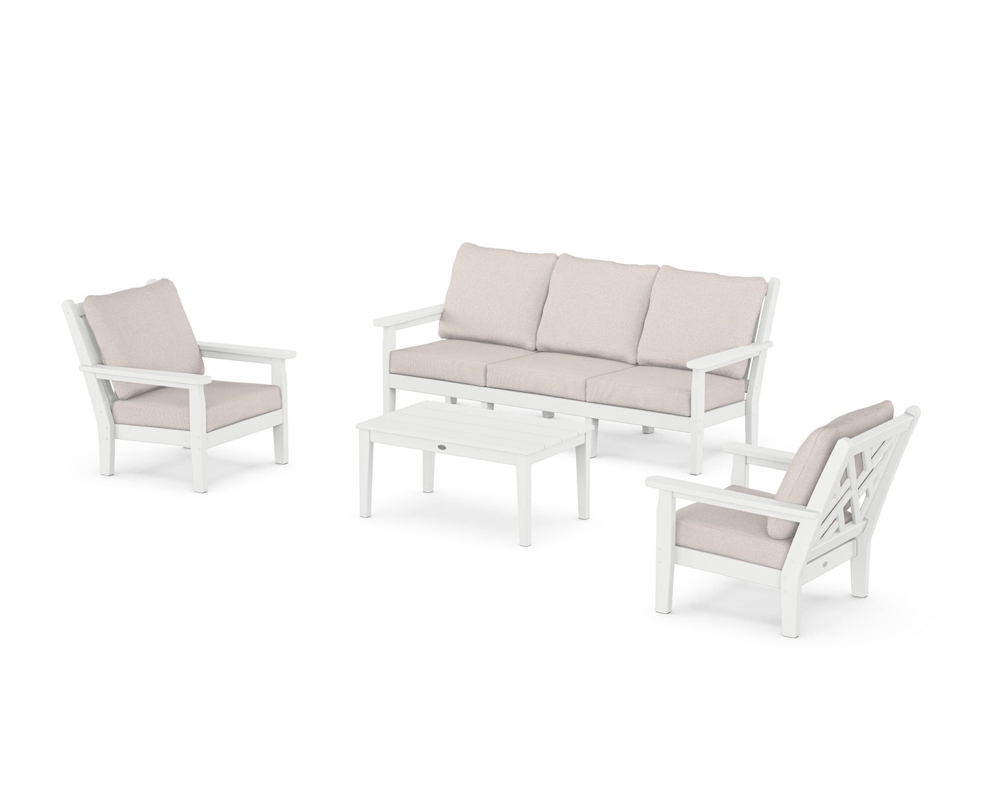 Chippendale 4-Piece Deep Seating Set with Sofa