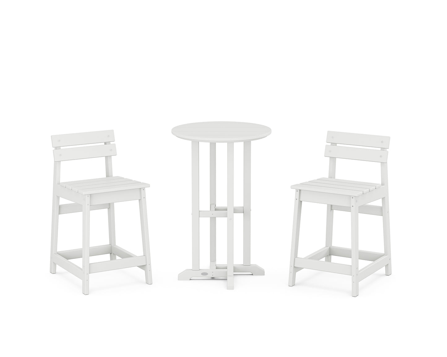 Modern Studio Plaza Lowback 3-Piece Bistro Counter Set