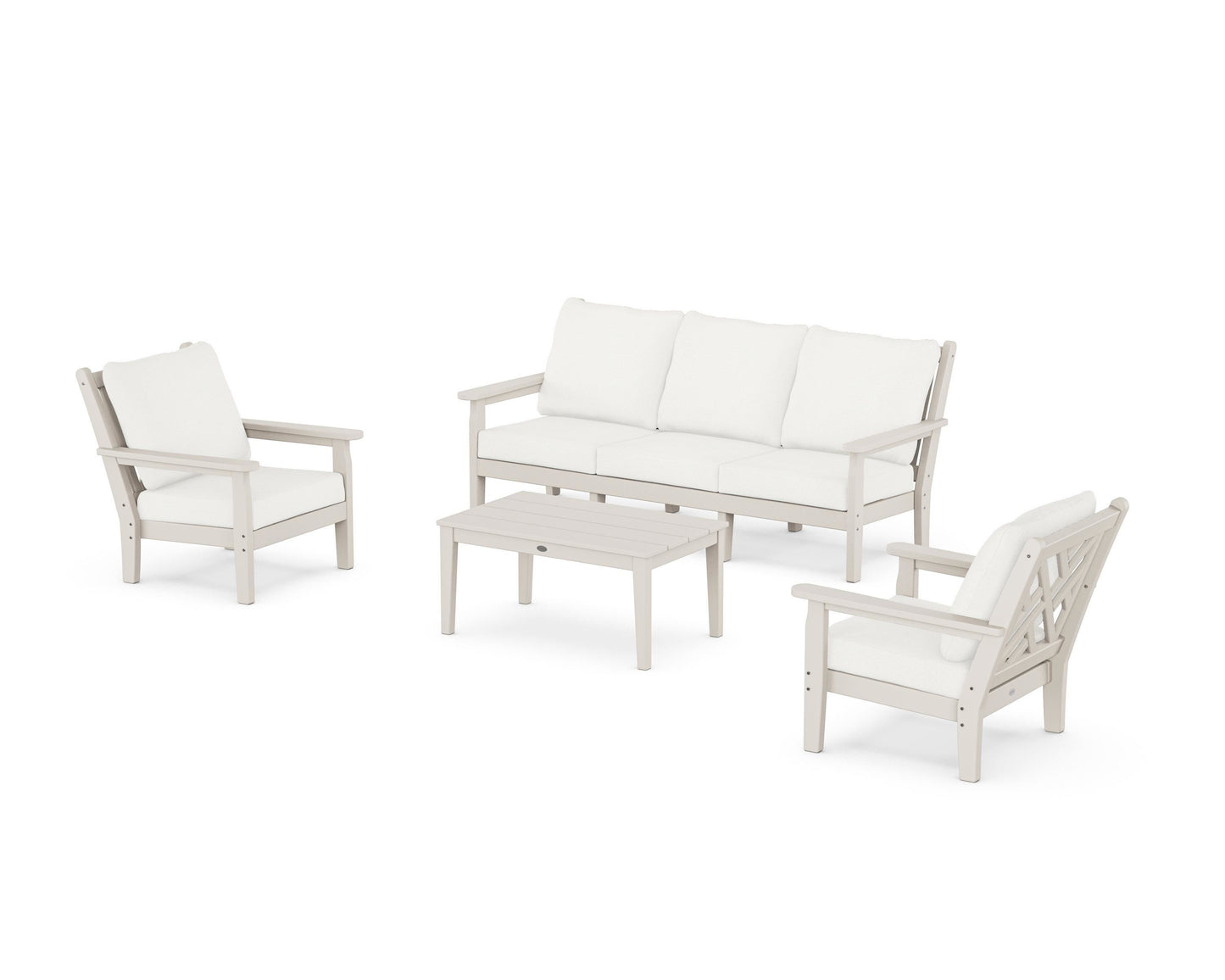 Chippendale 4-Piece Deep Seating Set with Sofa