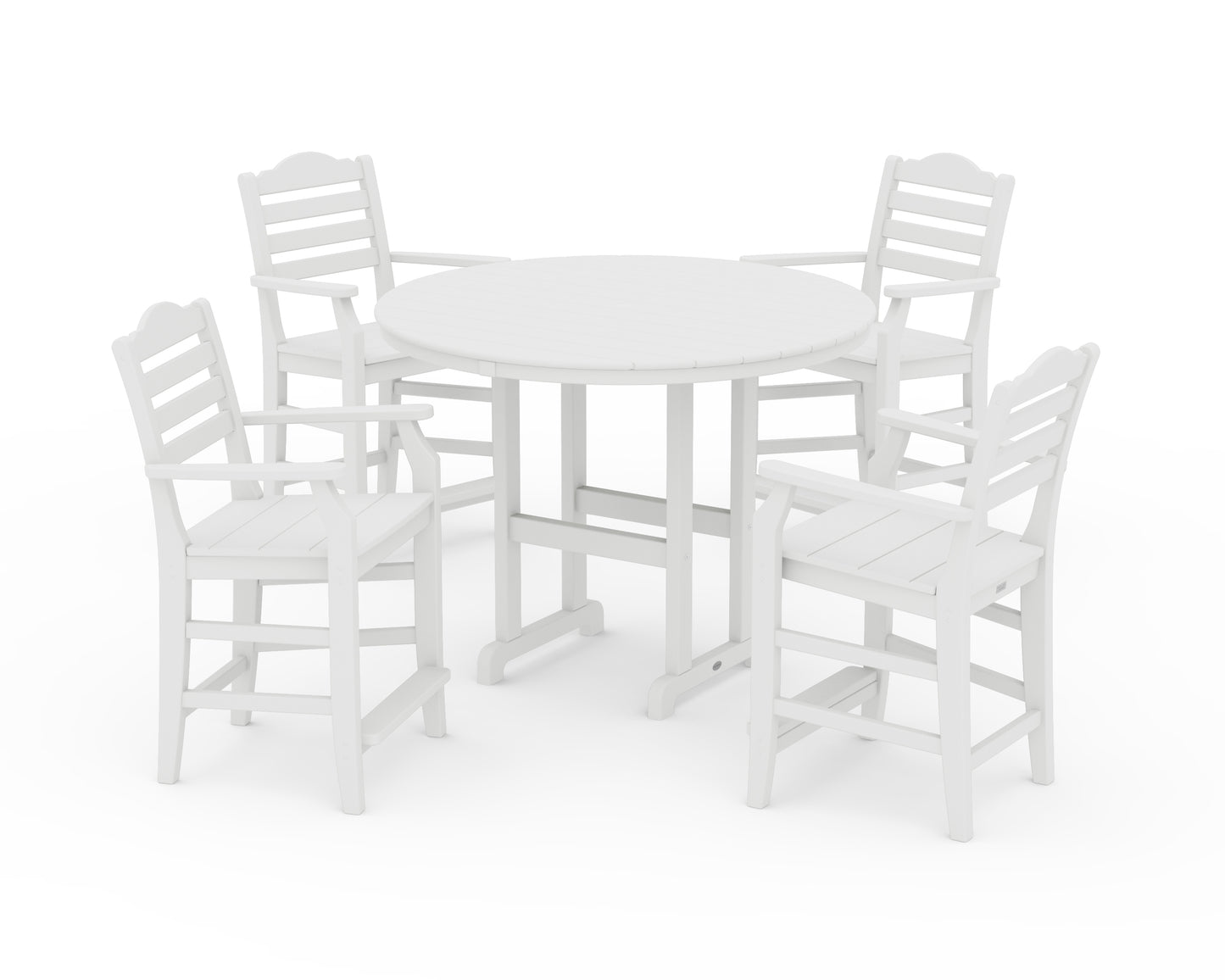 Savannah 5-Piece Round Farmhouse Counter Set
