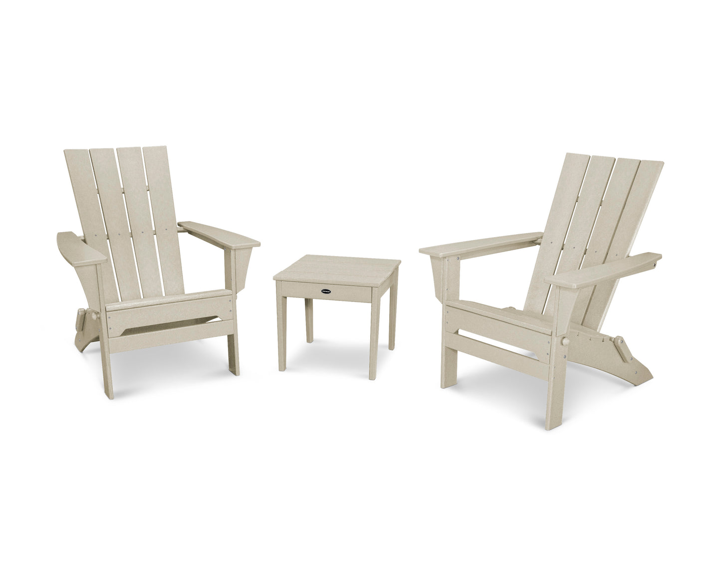 Quattro Folding Chair 3-Piece Adirondack Set