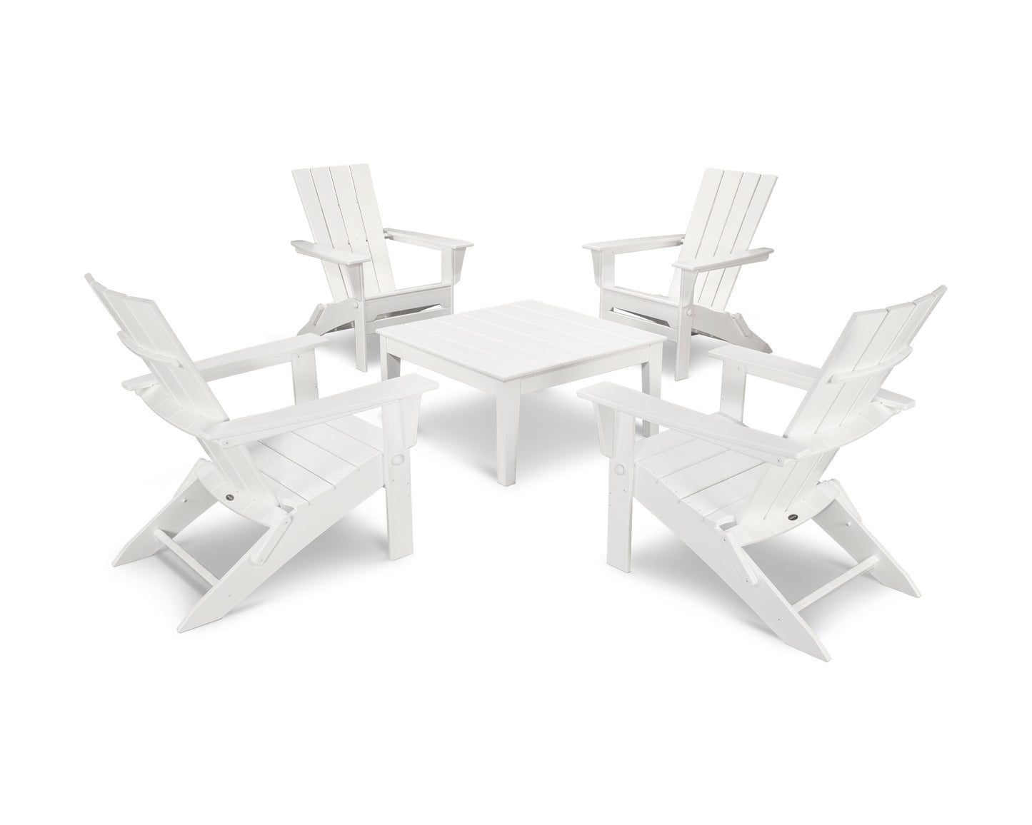 Quattro Folding Chair 5-Piece Conversation Set