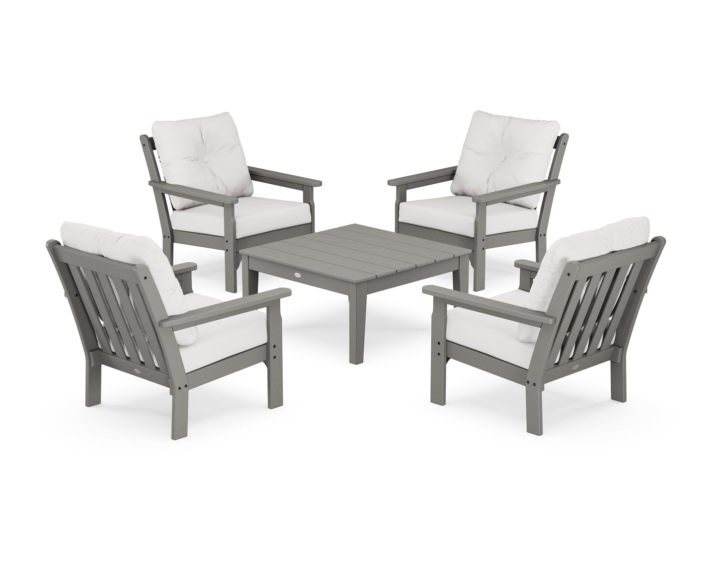 Vineyard 5-Piece Deep Seating Conversation Set