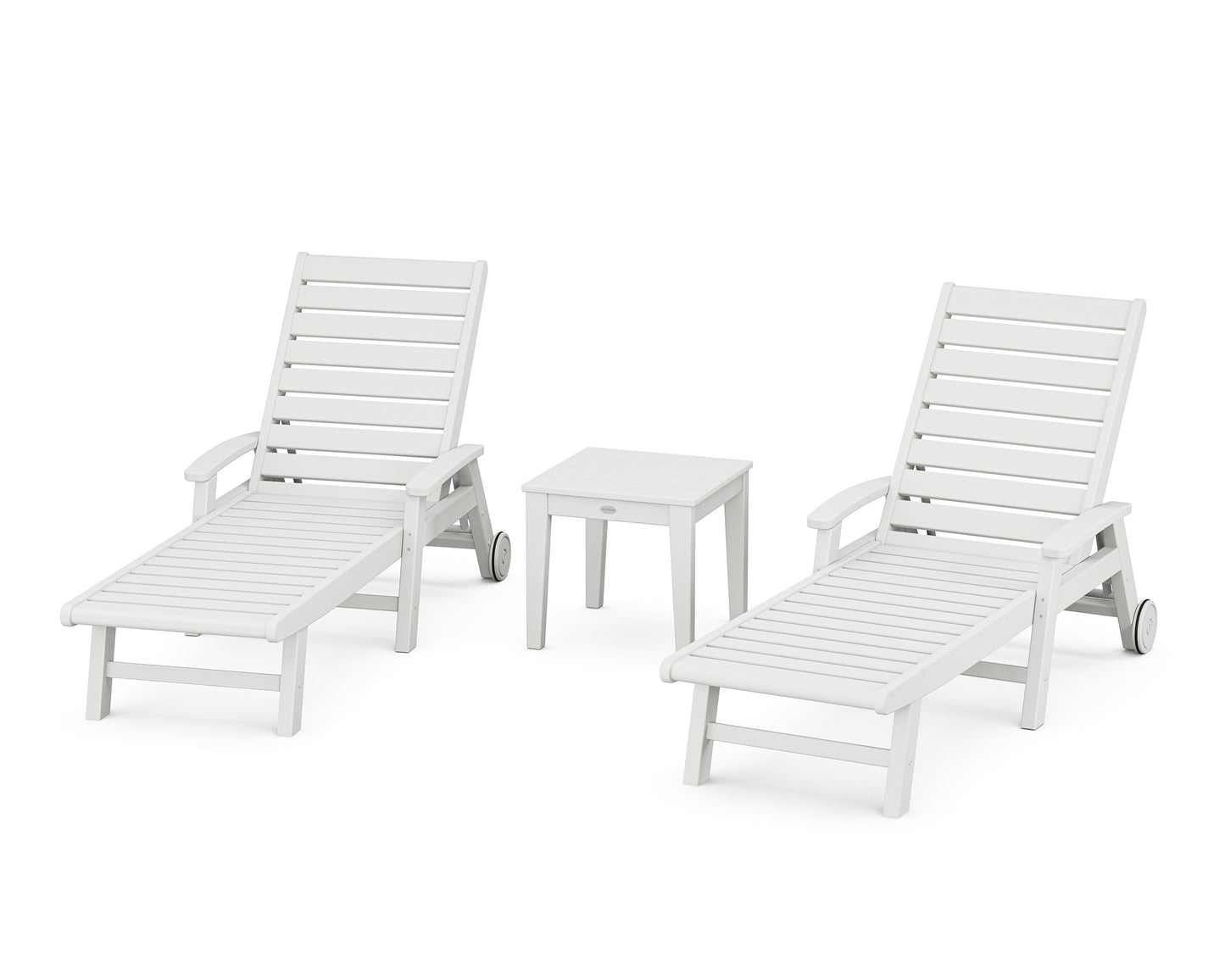 Signature Chaise 3-Piece Set with Wheels