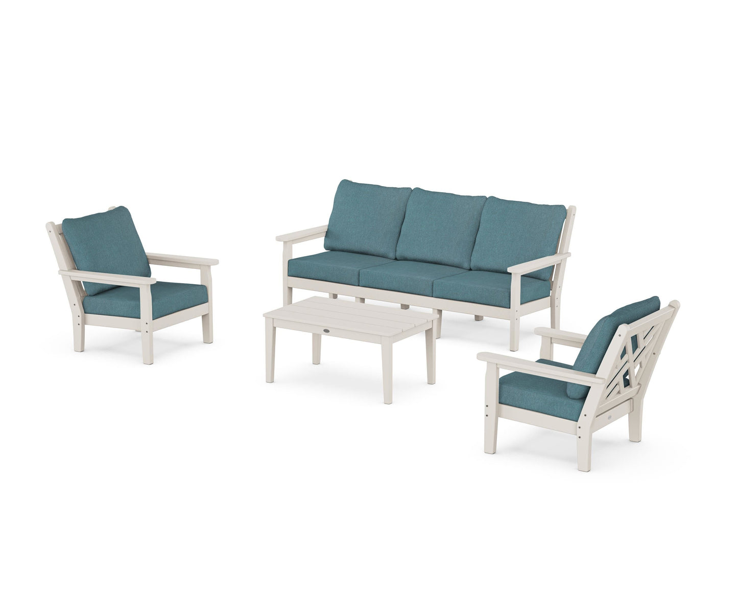 Chippendale 4-Piece Deep Seating Set with Sofa