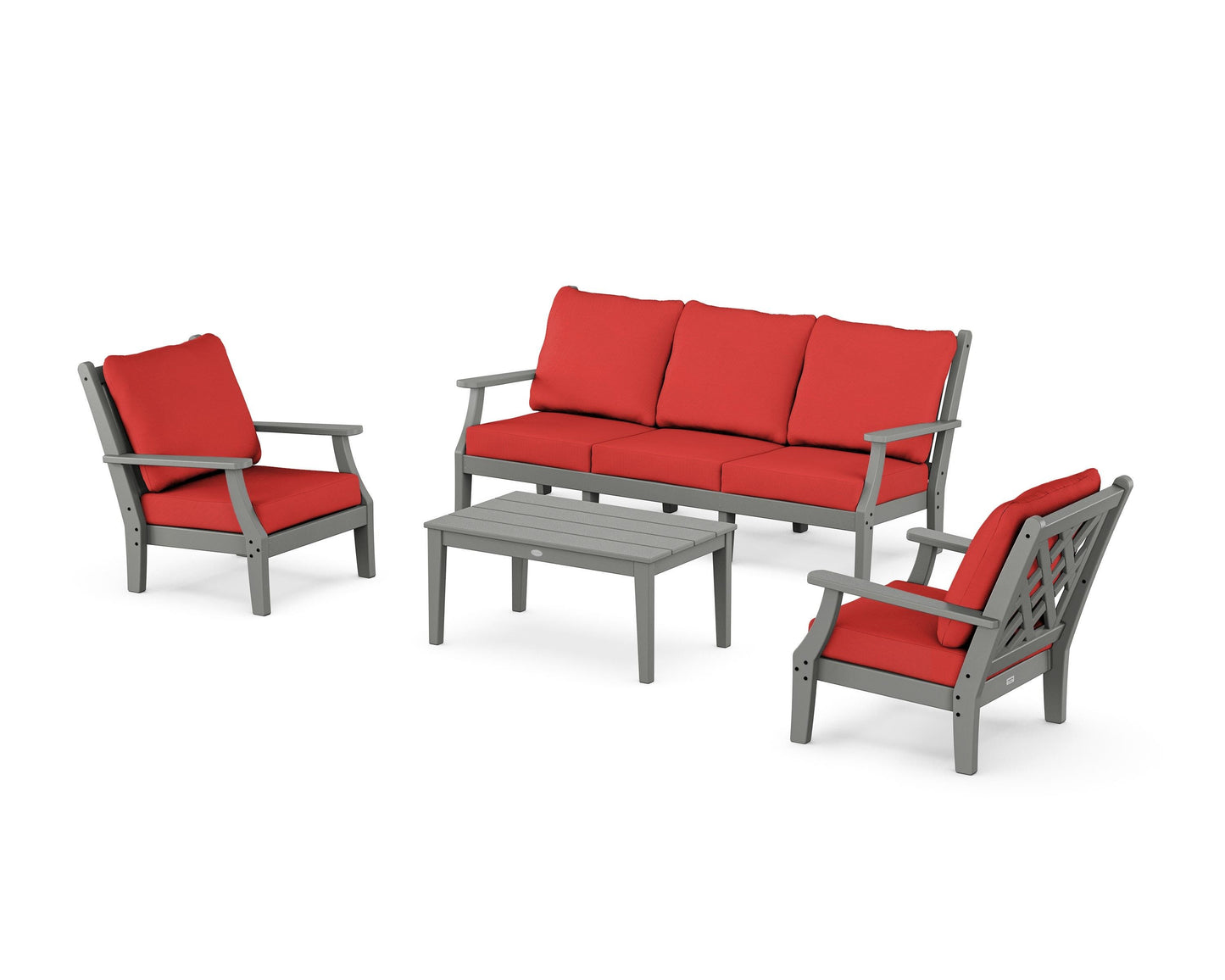 Wovendale 4-Piece Deep Seating Set with Sofa