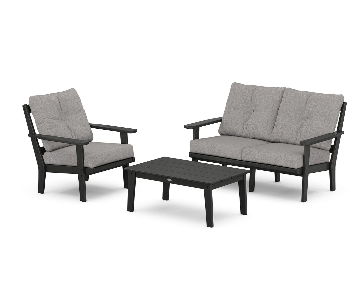 Prairie 3-Piece Deep Seating Set with Loveseat