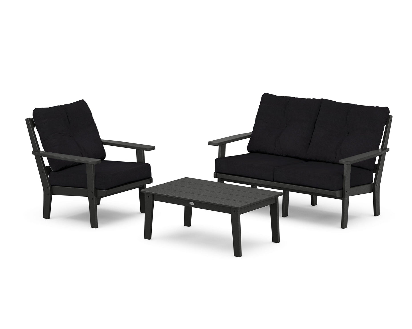 Prairie 3-Piece Deep Seating Set with Loveseat