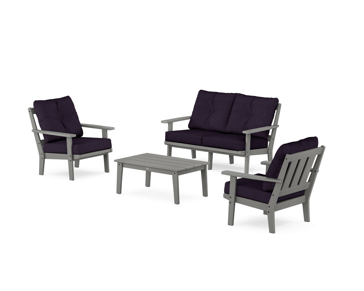 Oxford 4-Piece Deep Seating Set with Loveseat