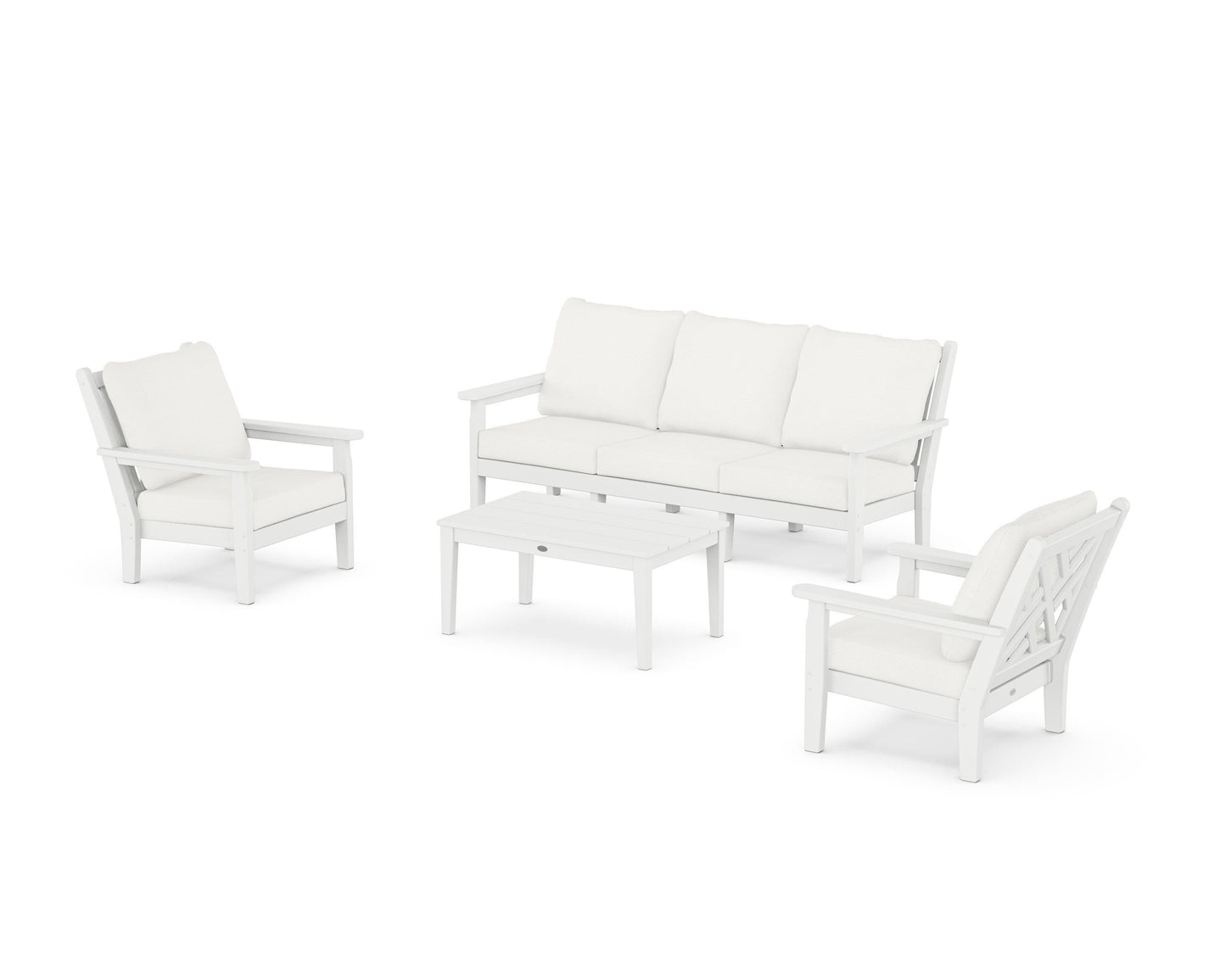 Chippendale 4-Piece Deep Seating Set with Sofa