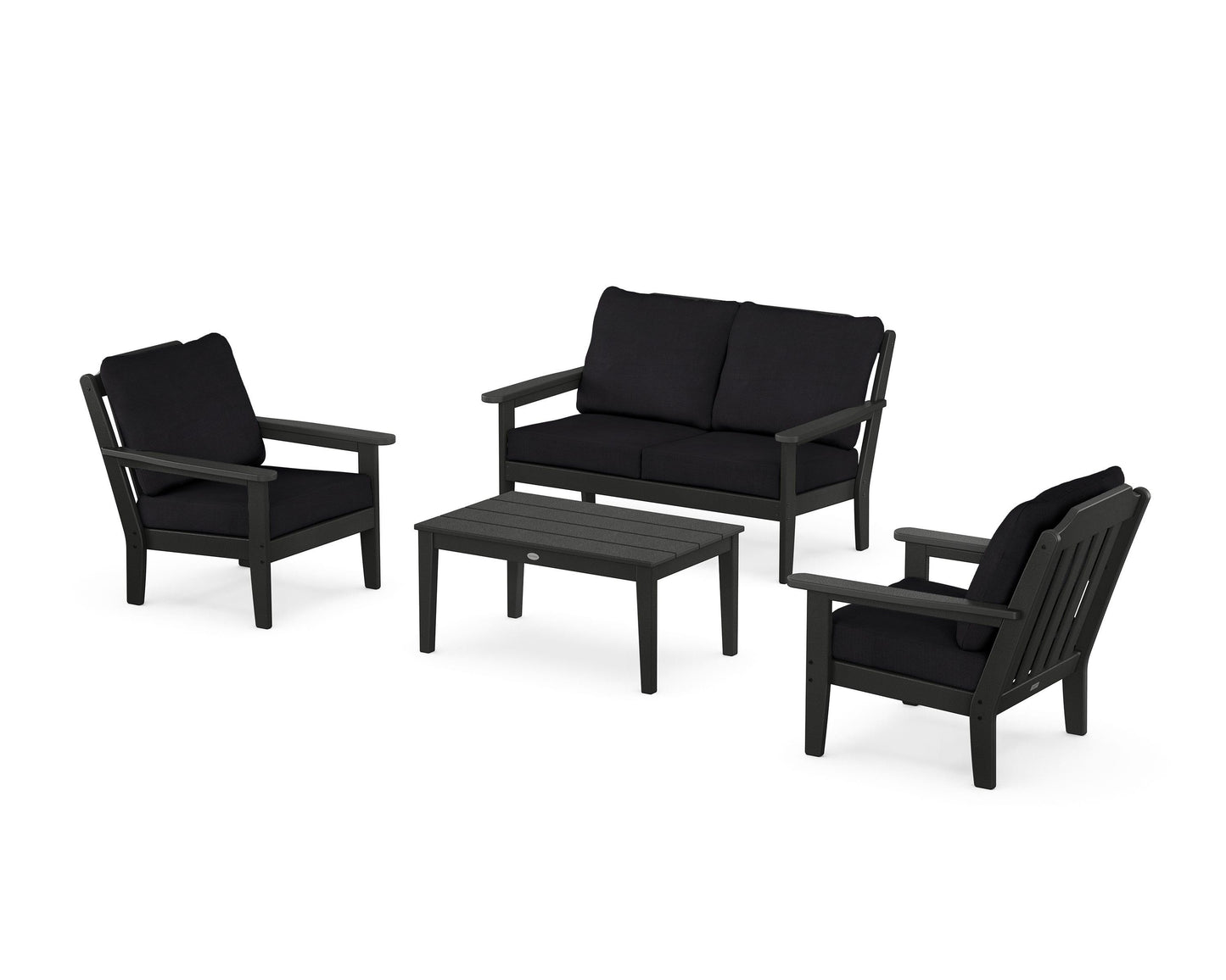 Cottage 4-Piece Deep Seating Set with Loveseat