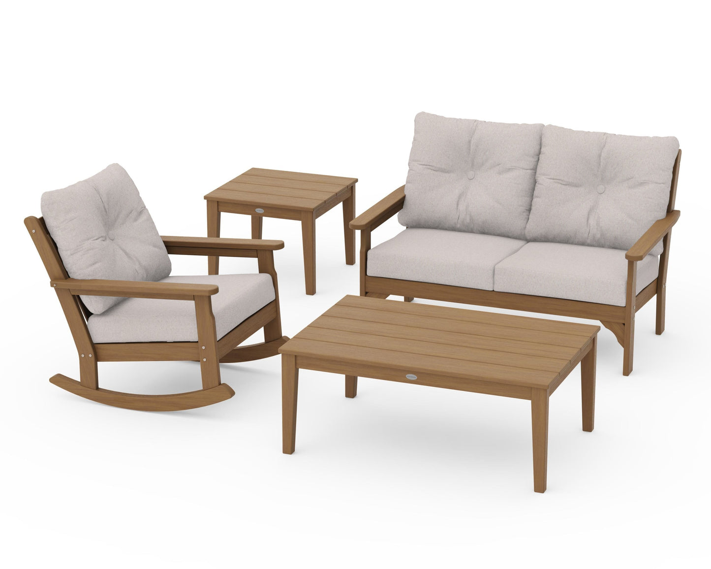 Vineyard 4-Piece Deep Seating Rocker Set