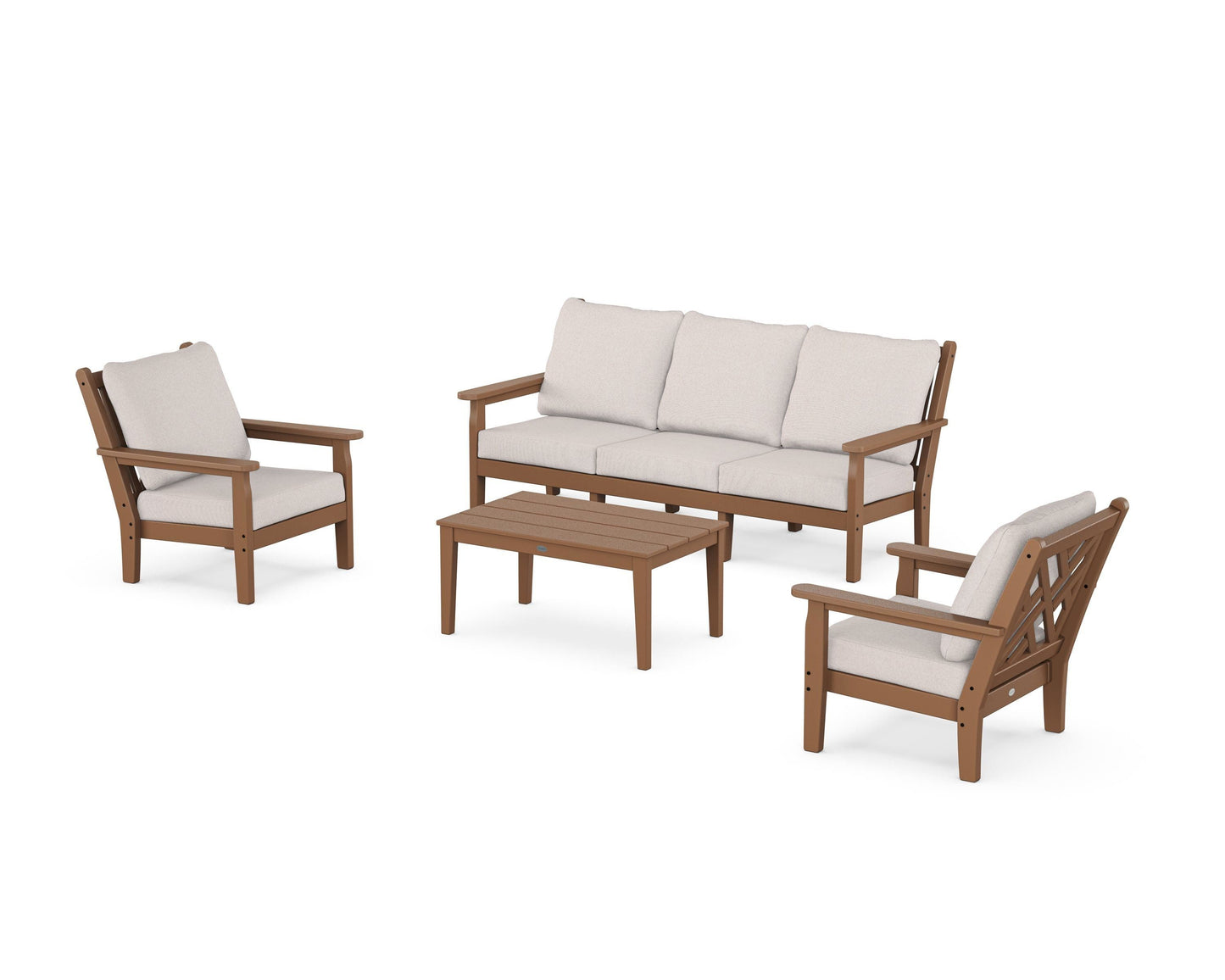 Chippendale 4-Piece Deep Seating Set with Sofa