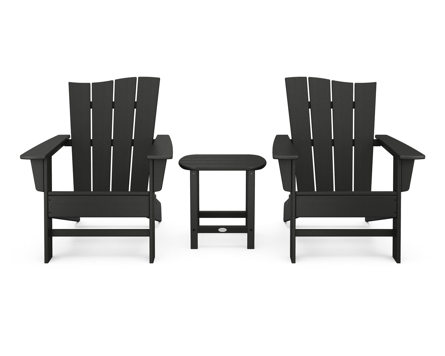 Wave 3-Piece Adirondack Chair Set