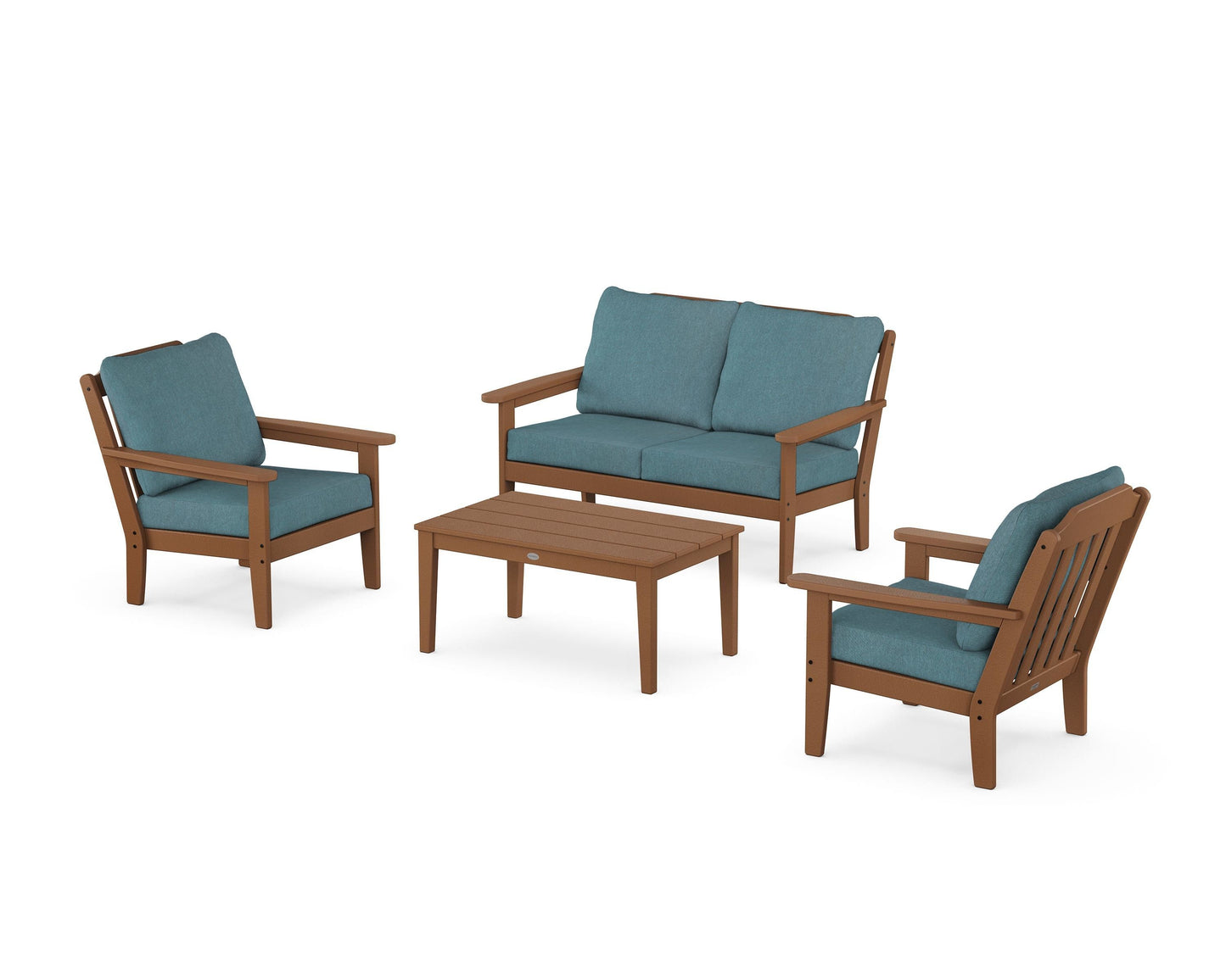 Cottage 4-Piece Deep Seating Set with Loveseat