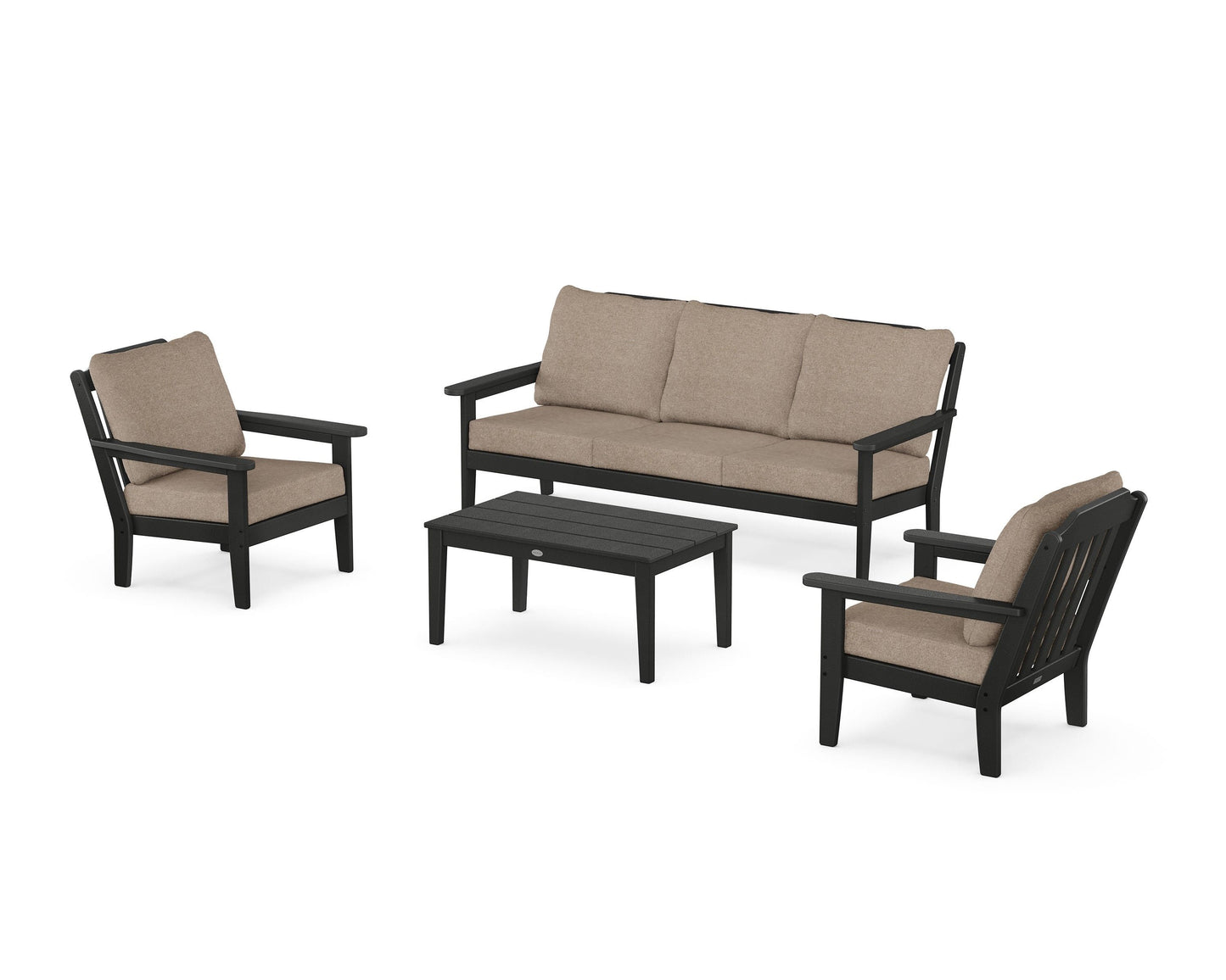 Cottage 4-Piece Deep Seating Set with Sofa