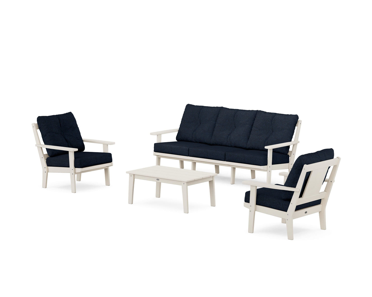 Prairie 4-Piece Deep Seating Set with Sofa