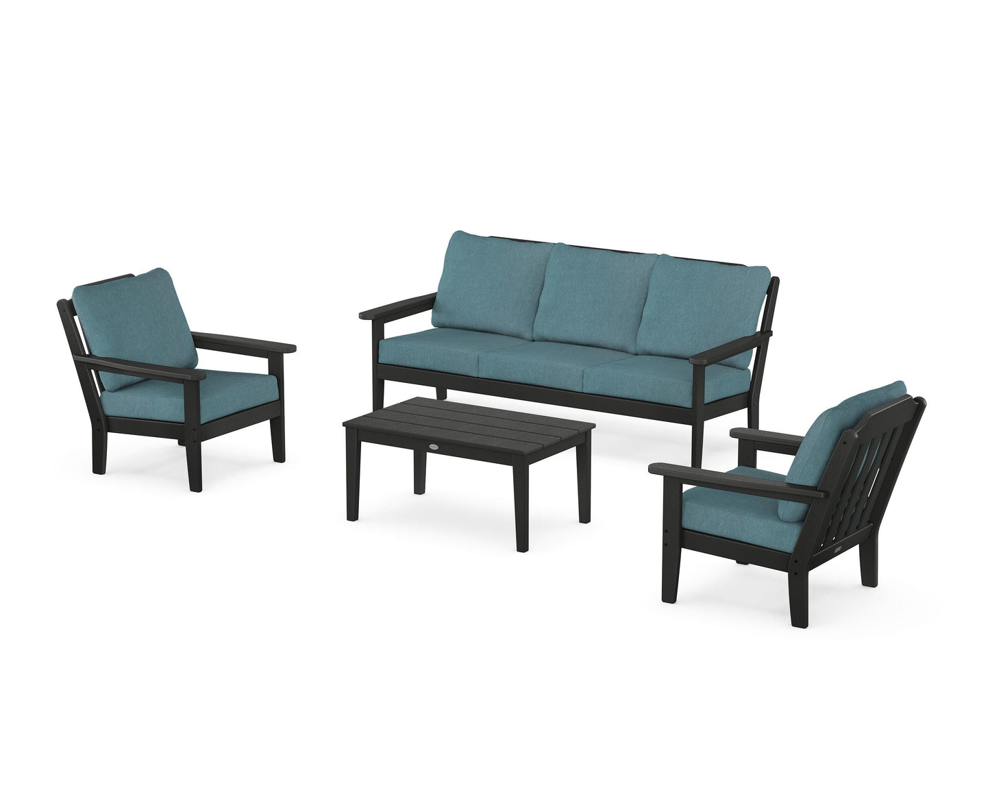 Cottage 4-Piece Deep Seating Set with Sofa