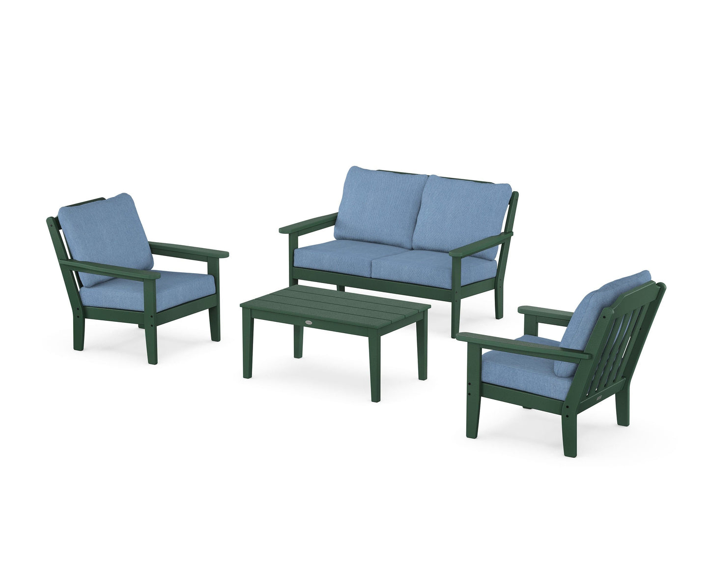 Cottage 4-Piece Deep Seating Set with Loveseat