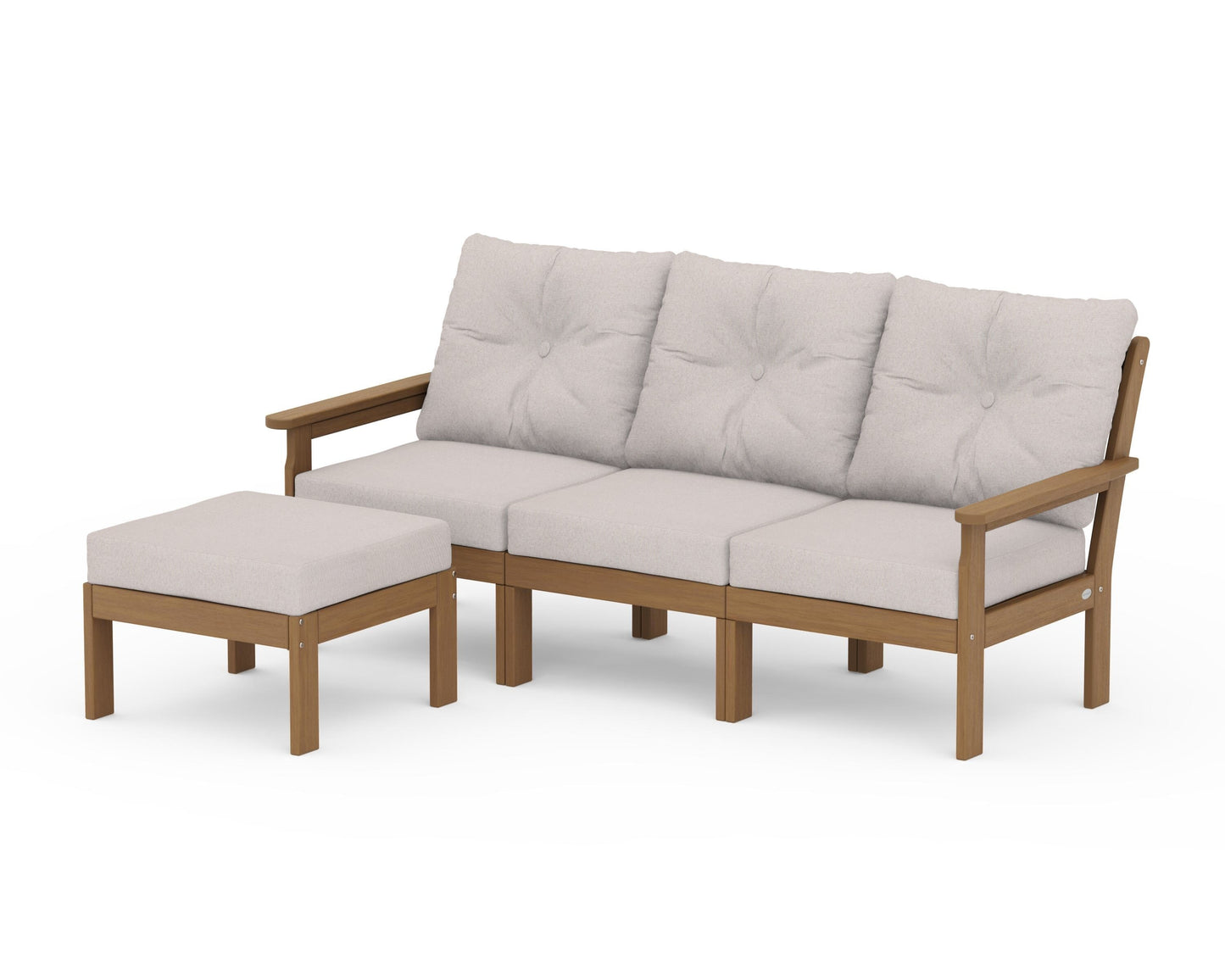 Vineyard 4-Piece Sectional with Ottoman