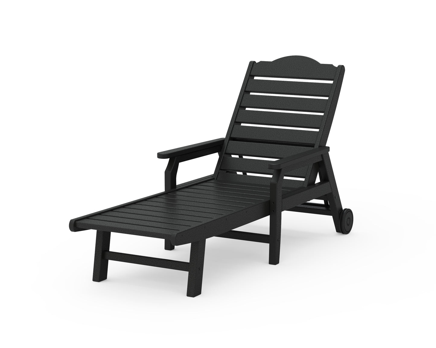 Savannah Chaise with Arms and Wheels