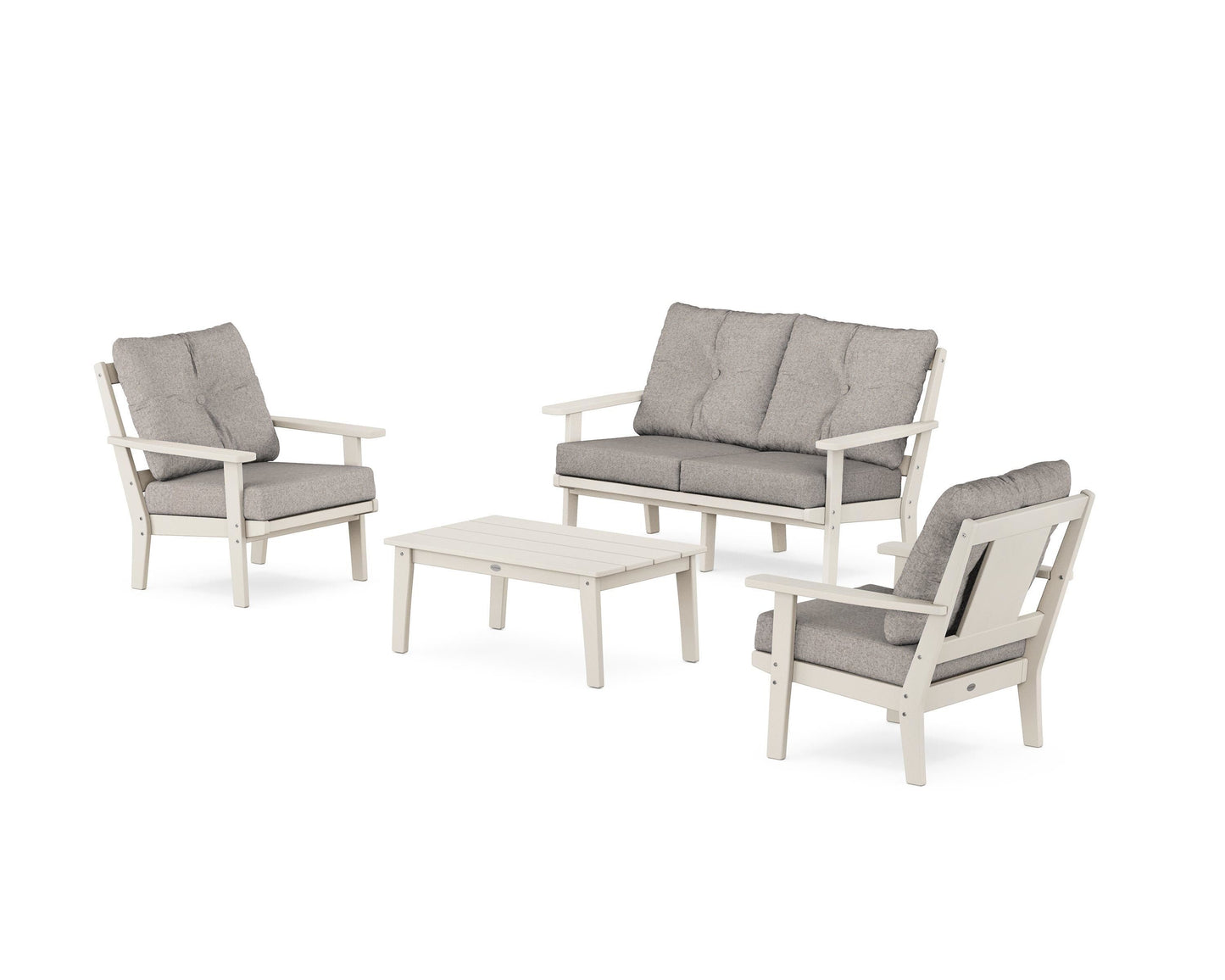 Prairie 4-Piece Deep Seating Set with Loveseat