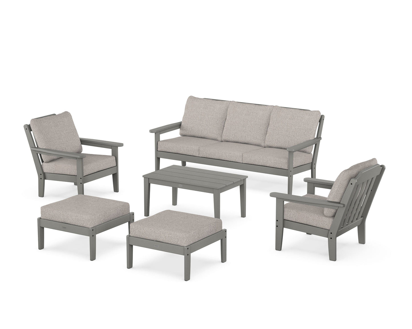 Cottage 6-Piece Lounge Sofa Set