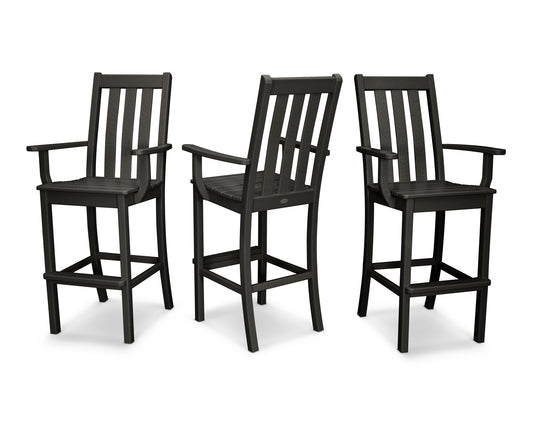 Vineyard Bar Arm Chair 3-Pack