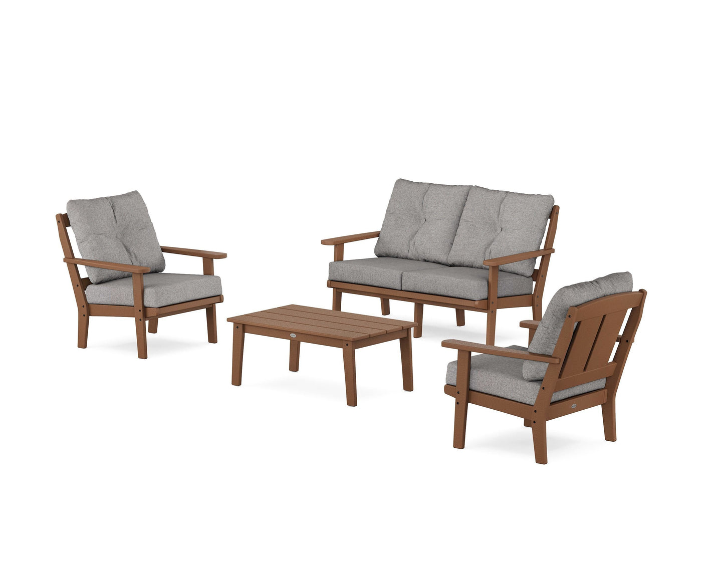 Mission 4-Piece Deep Seating Set with Loveseat