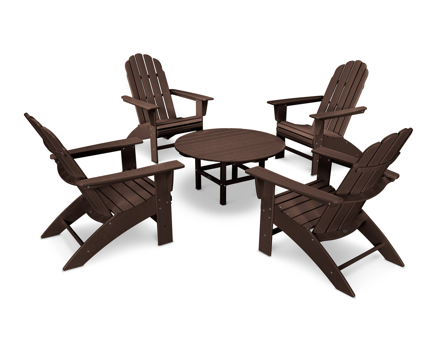 Vineyard 5-Piece Oversized Adirondack Set