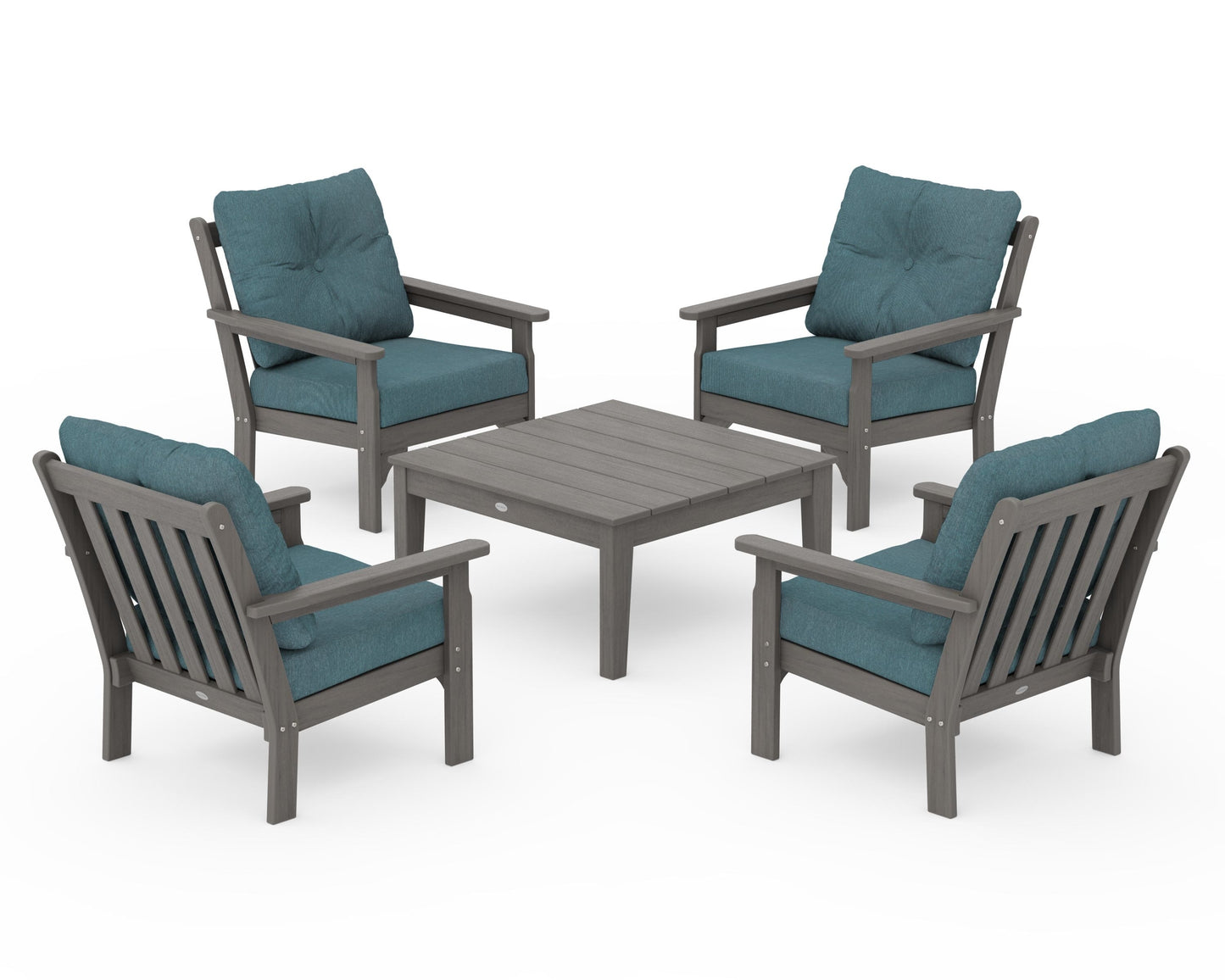 Vineyard 5-Piece Deep Seating Conversation Set