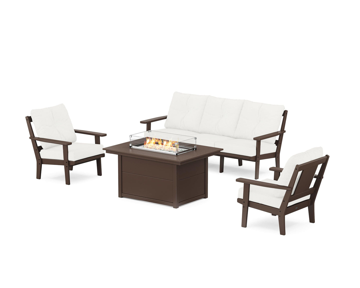 Prairie Deep Seating Fire Pit Table Set