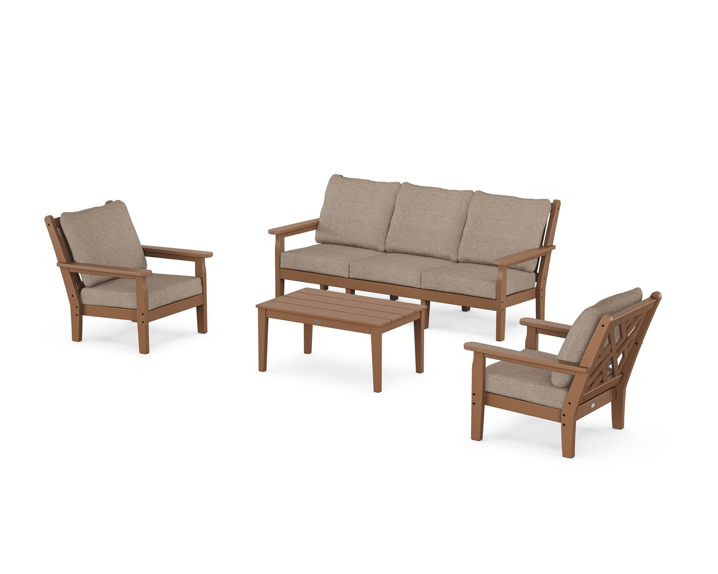 Chippendale 4-Piece Deep Seating Set with Sofa