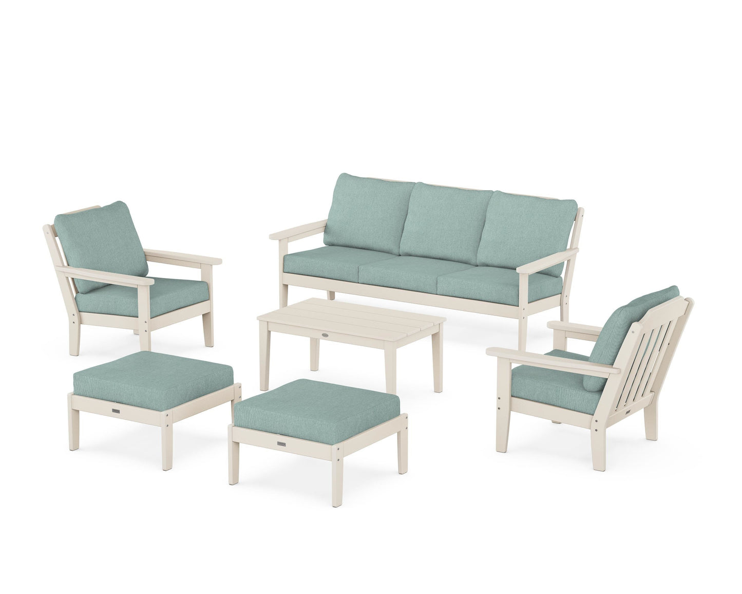 Cottage 6-Piece Lounge Sofa Set